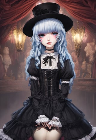 Kasho Takabatake, full color, Underground, Sideshow tent, Marionette, Gothic Lolita