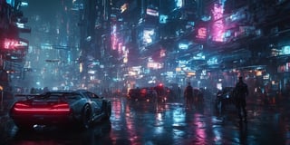 cinematic shot, Futuristic City ,complete view, realistic, cyberpunk style, cyberpunk,night city,Extremely Realistic,Movie Still,background