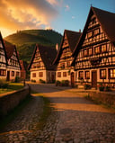 best quality,masterpiece,highly detailed,ultra-detailed, <lora:neg4all_bdsqlsz_V3.5:-1>, (medieval  Germany village:1.3), scenery,  <lora:German_architecture_last:1>, cinematic still . emotional, harmonious, vignette, highly detailed, high budget, bokeh, cinemascope, moody, epic, gorgeous, film grain, grainy, breathtaking ,award-winning photo, professional, highly detailed