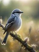 ( a Grey Shrike on a branch , glowing iridescent feathers ) , perfect composition , perfect eyes , shadows, glow, realistic, sunny-spells , god rays  , meadow , grassland , peaceful , overcast <lora:- SDXL - vanta-black_contrast_V3.0:0.8>, detailed many details, clear focus , extreme detailed, full of details, soft particles ,Wide range of colors., Dramatic,Dynamic,Cinematic,Sharp detailsInsane quality. Insane resolution. Insane details. Masterpiece. 32k resolution.<lora:MysticVision_XL_fp16:1>