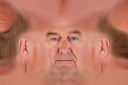 (face center:1.2), Head Texture, old White male, age 70, wrinkles, blue eyes, bold, white hair, natural skin texture <lora:Head Texture Map_v.1.0:1>
