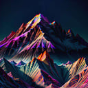 psychedelic, mountain, photo, detailed, 8k, dark background <lora:psychedelic_portrait:0.8>