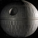 Highly detailed, High Quality, Masterpiece, beautiful, death star,  <lora:DeathStar:1.0>, spacecraft, no humans, 