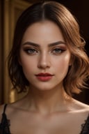 (best quality,4k,8k,highres,masterpiece:1.2),ultra-detailed,(realistic,photorealistic,photo-realistic:1.37),beautiful woman with flawless skin and stunning makeup,close-up of her detailed eyes and long eyelashes,red lipstick to enhance her lips,portrait of a confident and elegant woman,showcasing the intricate details and textures of her face,8k resolution to capture every nuance and subtlety.