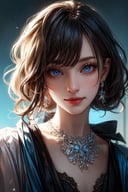(masterpiece, high quality:1.5), 64K, HDR, 
1girl, well_defined_face, well_defined_eyes, ultra_detailed_eyes, ultra_detailed_face, by FuturEvoLab, 
ethereal lighting, immortal, elegant, porcelain skin, jet-black hair, waves, pale face, ice-blue eyes, blood-red lips, pinhole photograph, retro aesthetic, monochromatic backdrop, mysterious, enigmatic, timeless allure, siren of the night, secrets, longing, hidden dangers, captivating, nostalgia, timeless fascination, 