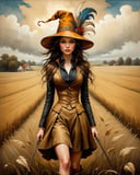 Tribal style <lora:FF-Style-ESAO-Andrews-LoRA:1> in the style of esao andrews,esao andrews style,esao andrews art,esao andrewsa girl in a hat walking through a field, inspired by Brad Kunkle, brad kunkle detailed, by Brad Kunkle, brad kunkle elson peter, style of raymond swanland, beautiful comic art, style of peter mohrbacher, karol bak and peter mohrbacher, style of charlie bowater, inspired by Jon Foster, peter mohrbacher, 1girl, solo, hat in the style of esao andrews, esao andrews . Indigenous, ethnic, traditional patterns, bold, natural colors, highly detailed