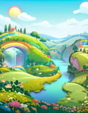 Fairy Tale Meadow: Rolling hills, magical unicorns, fairies, rainbow bridges, enchanted flowers, gentle giants., sharp focus, particles, detailed, sub surface scattering, (Siena ambient light:1.1) <lora:MODILL_XL_0.27_RC:1>