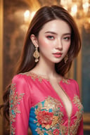 masterpiece, (best quality:1.4), ultra-detailed, 1 girl, 22yo, wear daily elegant outfit, , high resolution, genuine emotion, wonder beauty , Enhance, bright colors,Enhanced All