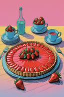 Insensitive Modern strawberry tart, 