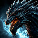 UHD, 4k, ultra detailed, cinematic, a photograph of RAW photo epic close up muzzle of  a  dark dragon,  intricate details, sharp focus, filigree, clarity, dynamic lighting, high quality, triadic colors, deep color, sharp focus, epic scene, film grain,  LegendDarkFantasy, <lora:LegendDarkFantasy-000001:0.65>,  <lora:HDRv1:0.5>, epic, beautiful lighting, inpsiring