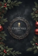 a logo for Christmas service, Watercolor, background black, text "Christmas" trending on artstation, sharp focus, studio photo, intricate details, highly detailed, by greg rutkowski, Mysterious <lora:fix_hands:1> <lora:add-detail-xl:0.8>