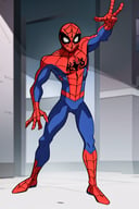 spec style,

spider man, standing, portrait,