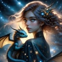 {{best quality}}, {{masterpiece}}, {{ultra-detailed}}, {illustration}, {detailed light}, {an extremely delicate and beautiful}, a girl holding a cute tinydragon, tiny realistic dragon, {beautiful detailed eyes}, stars in the eyes, messy floating hair, colored inner hair, Starry sky adorns hair, depth of field,detailed eyes, PetDragon2024xl,niji style, perfectly posed, meticulously composed