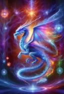 DonMD1g174l4sc3nc10nXL, DonMM1y4XL  female star mage  dragon magic magnificent, fiery aura, shaped like a transluscent dragon head, shimmering, ancient runes, radiates heat and power, symphony of elemental fury, echoing wisdom and might, legendary,    <lora:DonMD1g174l4sc3nc10nXL-000006:1.2> <lora:DonMM1y4XL-v2rb:1>