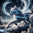 <lora:TempestMagic-21:0.8>,tempestmagic ,fantasy,ethereal transparent, tempest aura ,  motion blur,  mystical beast, glowing eyes,animal , cat