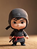 Tiny cute ninja character, soft smooth lighting, pixar style, (((masterpiece))), (((detailed))) ,     

