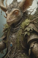photography in the style of detailed hyper realism, creature, fantasy, James Christensen, bold lines, hyper detailed