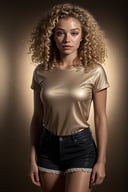 full body shot of a beautiful woman with curls and lots of freckles, (dirty blonde hair), (face portrait:1.5), dramatic light , Rembrandt lighting scheme, (hyperrealism:1.2), (photorealistic:1.2), shot with Canon EOS 5D Mark IV,Medium long shot,Front view
,<lora:659095807385103906:1.0>