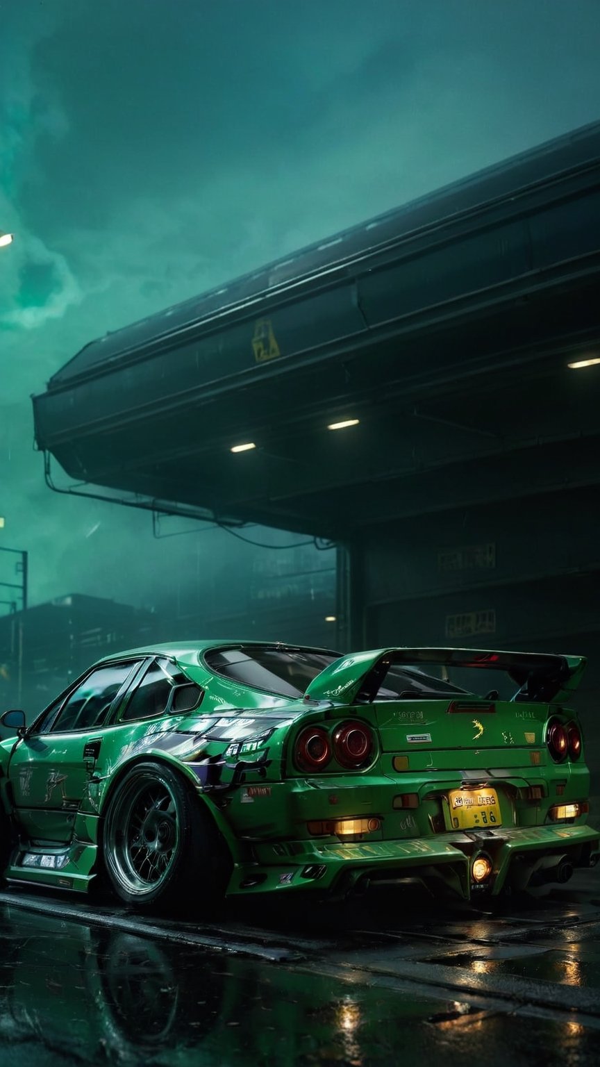 Horror, epic, cowboy shot, cinematic , (photo of apocalyptic  1987 Ferrari  F40) , (Twisted_metal inspired, Wes Anderson film,  pink pastel colours, sage_green colours, metallic,  BBS rims, Works rims, whole car), (lot bullet_holes on car), chaiotic design, complex design, wide body, drift camber set up , lowered, vip_stance, tucking wheels,, (chrome rims, stanced, sci-fi, scrappy,  scraps and bolts on car, rusty, furturistic, cyber_punk, steam_punk, makeshift ram_bar, M4A1 rifles mounted to car, spikes, apocalyptic,  handmade armor on vehicle, chaotic wiring/cabling, chaiotic cyber_punk car modifications)
,
(best quality, deep colours, dark, dark_photography, horror, midnight,  exquisite details, 8k, real_life, Masterpiece, high quality, realism, HD, chaotic and complex design, very detailed),
,
(apocalyptic Las_Vegas strip background, overgrown background, simple background), blood, zombies walking around, neon_lights under car, neon light, tiny glows, dark sci-fi, dark futuristic, sci-fi characters walking around in background, simple background, mist/fog, midnight, garbage,photo r3al, cinematic moviemaker style,Movie Still,