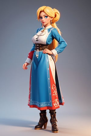3dcharacter,(full body:1.2),simple background, masterpiece,best quality,(light cream gradient background:1.1) , low poly,(perfect face 1:1)  ,  , videogame style, inspired by the Argentinean gaucho culture, traditional elements such as gauchos in their distinctive clothing, add  a touch of authenticity and cultural richness,3dcharacter, beautiful girl ,wearing beautiful gaucho clothes, gaucho costumes,beautiful body, high resolution, , 3d video game character,