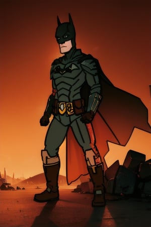 
angeldust style, angeldust_style,  angeldust landscape, screenshot,

,,man with batman costume mask and cape,batman,