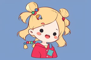 chibi avatar,cutestickers,girl,face,avatar,portrait,front view,open mouth
