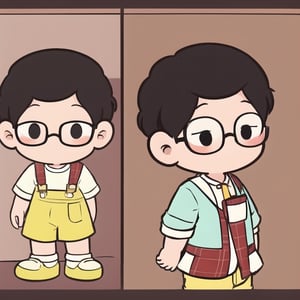 boy with glasses,chara-sheet,
