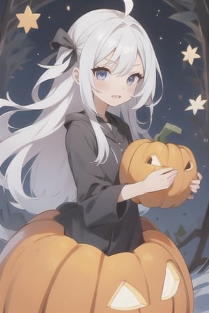 girl, pumpkin costume,
,KunoTsubakiv1