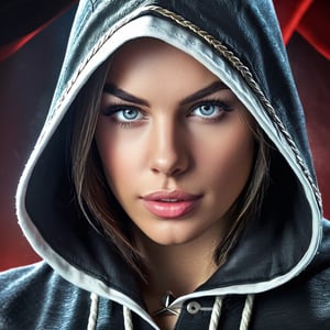 Female, woman, assassin creed, assassin, face close up, beautiful face, adorable face, cute face, Closeup, hoodie on head, lovely face, historical portrait
UHD, HDR, Ultra High quality details,8k