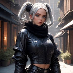 Candid capture of an ((((adorable, captivating, enchanting, female)))),(((goddess, anima))),(top buns),((hood, leggings, layered skirt, cowl, pouches)),((boots, gloves, blades)), (((fuzzy-logic, psychenautics, mysticism, urban-gothic, psychonaut, sci-fi, hi-fi, abstracted, quasi-organic, sacred geometrics, biomechanics, alchemical, isometrics))), (((most beautiful images in existence))), 3d, 2.5d, midreal, (masterpiece), (masterwork), ((top quality)), ((best quality)), ((highest quality)), ((high fidelity)), ((highest resolution)), ((highres)), ((hyper-detailed)), (((detail enhancement))), ((deeply detailed)), unity 8k, unreal 8k, octane render, awe inspiring, breathtaking, hdr, uhd, hdr, fhd, meticulous, intricate, intimate, nuanced, award winning, (((most beautiful artwork))), caustics, film grain, radiosity, photon mapping, ray tracing