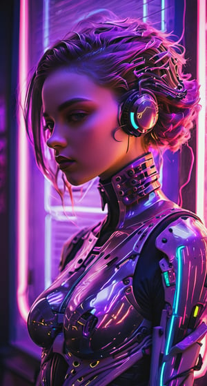 Neonpunk style artwork featuring a girl - cyberpunk, vaporwave, neon, vibes, vibrant, stunningly beautiful, crisp, detailed, sleek, ultramodern, magenta highlights, dark purple shadows, high contrast, cinematic, ultra detailed, intricate, professional.
,neon photography style