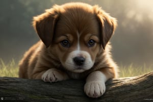 An Cute puppy, fantasy concept art, 32k resolution, Best Quality, Masterpiece, natural light, insanely detailed, 8k resolution, fantasy art, detailed painting, hyper realism, photorealistic, carguilar, beautiful detailed intricate, insanely detailed, natural skin, soft impressionist perfect composition, award-winning photograph,