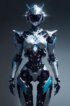 ((high resolution)), ((8K)), ((incredibly absurdres)), break. (super detailed metallic skin), (an extremely delicate and beautiful:1.3), break, ((1robot:1.5)), ((slender body)), (medium breasts), (beautiful hand), ((metallic body:1.3)), ((cyber helmet with full-face mask:1.4)), break. ((no hair:1.3)) , (blue glowing lines on one's body:1.2), break. ((intricate internal structure)), ((brighten parts:1.5)), break. ((robotic face:1.2)), (robotic arms), (robotic legs), (robotic hands), ((robotic joint:1.2)), (Cinematic angle), (ultra-fine quality), (masterpiece), (best quality), (incredibly absurdres), (highly detailed), high res, high detail eyes, high detail background, sharp focus, (photon mapping, radiosity, physically-based rendering, automatic white balance), masterpiece, best quality, ((Mecha body)), furure_urban, incredibly absurdres, science fiction, Fire Angel Mecha, Mecha,Mecha,Red mecha,Cats,Animal,Muscle,DonMW15p,blessedtech,small tits,knight,MECHA GIRL