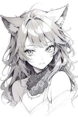 1girl, furry girl, wolf girl , anthro wolf ,Sitting with one hand running through the hair,
portrait, close-up, irezumi ,
masterpiece, best quality, aesthetic, sketch