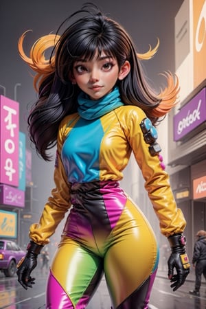 (Bomb Jack reimagined 80s zxspectrum game character), super hero lycra suit, face mask), game poster style, digital painting, cover artist Dave Rapoza, 8k, concept art, sharp, intricate, highly detailed, UHD drawing, mastery, acrylic painting, style of makoto shinkai, jamie wyeth, james gilleard, edward hopper, greg rutkowski, score_9, score_8_up. ,3d toon style