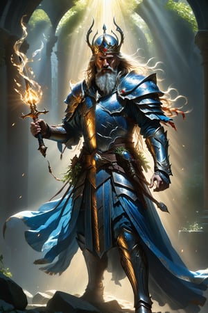 wide shot, full body, photorealistic of lich master (from heroes might & magic 5), ultra-high resolution, photographic light, illustration by MSchiffer, fairytale, sunbeams, best quality, best resolution, cinematic lighting, Hyper detailed, Hyper realistic, masterpiece, atmospheric, high resolution, vibrant, dynamic studio lighting, wlop, Glenn Brown, Carne Griffiths, Alex Ross, artgerm and james jean, spotlight, fantasy, surreal