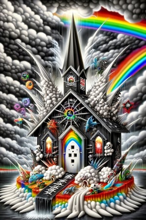 DonMD347hM374lXL, foot shroom, power outlet, water, thunder, fish, black clouds, foam, church, milk, rainbow, felicitious,