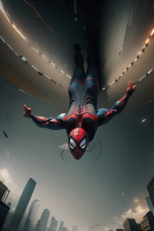 Create an animation of Spider-Man swinging through the city using his webs. Show him gracefully gliding between buildings, performing flips, and swinging in different poses. Experiment with dynamic camera angles to capture the excitement of the swing.