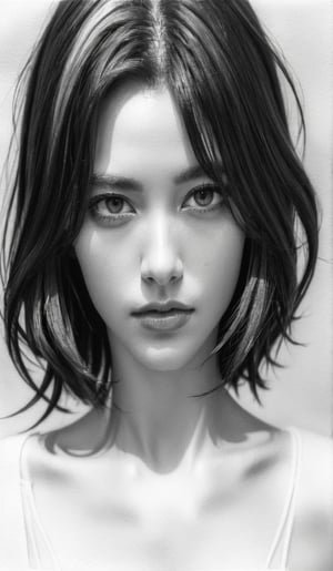 black and white watercolour
,realistic