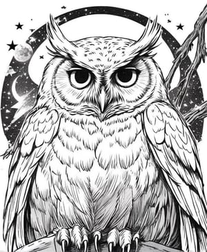 2D black and white line design.
Simple design. Cartoon. Large design. Pure white background.
Vector art.
Owl. Very simple vector sketch.
Stars and moon background.
Low detail. Zero shading.
Only black and white.
Accurate anatomy.
leonardo,realistic,real_booster,photorealistic,healing,tattoo,1y0n,lineart,Fashion Illustration,frenchlineart