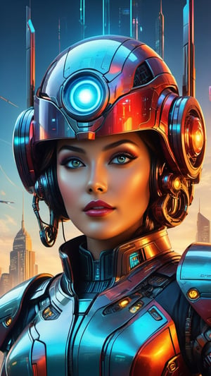 Description:
Create a visually stunning scene set in the year 4695 AD, featuring a majestic 19-year-old robot girl amidst a futuristic cityscape illuminated by neon lights. This masterpiece should evoke a sense of wonder, awe, and excitement, with vibrant colors, dynamic composition, and intricate details that captivate viewers and invite them to explore the futuristic world you've envisioned.

Specific Instructions:

Futuristic Cityscape:
Imagine a sprawling metropolis of the future, with towering skyscrapers, sleek hovercrafts, and advanced technology seamlessly integrated into every aspect of daily life.
Design the cityscape to be visually striking, with bold architectural designs, futuristic landmarks, and bustling streets filled with activity and energy.
Neon Illumination:
Illuminate the cityscape with vibrant neon lights in a myriad of colors, casting a dazzling array of hues across the urban landscape. Experiment with neon signs, holographic displays, and illuminated pathways to create a vibrant and dynamic environment.
Majestic Robot Girl:
Introduce the central figure of the scene: a majestic 19-year-old robot girl with a sleek and futuristic design. She should exude grace, strength, and sophistication, with intricate mechanical details and luminous features that reflect her advanced technology.
Consider incorporating elements of human-like expression into the robot girl's design, such as expressive eyes or subtle gestures, to evoke a sense of personality and emotion.
Futuristic Motorcycle:
Feature a futuristic motorcycle alongside the robot girl, hovering gracefully above the ground with sleek lines and aerodynamic design. The motorcycle should be a symbol of speed, freedom, and adventure, complementing the dynamic energy of the cityscape.
Floating Buildings and Structures:
Envision buildings and structures that defy gravity, floating gracefully above the cityscape on anti-gravity platforms or levitation technology. Experiment with architectural designs that push the boundaries of imagination, incorporating organic shapes, intricate patterns, and futuristic materials.
Cinematic Colors and Composition:
Infuse the scene with cinematic colors and composition, using dramatic lighting, dynamic angles, and bold contrasts to create depth and atmosphere. Experiment with lighting effects, lens flares, and reflections to enhance the sense of realism and immersion.
Additional Notes:

Embrace creativity and imagination in crafting the futuristic world of the year 4695 AD, with attention to detail and storytelling elements that invite viewers to immerse themselves in the scene.
Aim to create a masterpiece that resonates with audiences across different demographics and cultures, sparking their curiosity and inspiring them to envision the possibilities of the future.

Red paint, war face, war paint, THE DEVIL, Scarry, horror, 