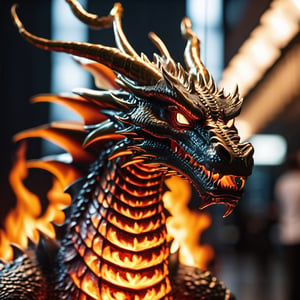 Highly detailed, dragon flame,  35mm macro photograph, professional, 4k, highly detailed,photo,funny photo realistic, vintage, ray tracing, ultra, r3al,detailmaster2,booth,ghost person