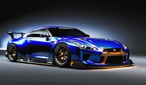 In the realm of speed, a GT-R's gleam,
2024, a racer's dream.
Sleek curves and power untold,
On the track, a legend unfolds.
A symphony of engines, a roar so grand,
In the driver's seat, a steady hand.
Turbocharged might, a fierce display,
On the asphalt canvas, it owns the way.,c_car