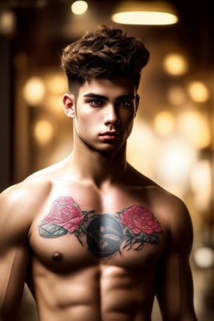 mj, (((young man))), strong shoulders, pumped, (embroidery tatoo), hot spring, complex background
(realistic shadow, ultra quality texture, depth of field, soft lights, photorealistic, highly realistic, high - definition picture, detailed, perfect quality, detailed face, high resolution, realistic, realism) ,edgVyshivanka