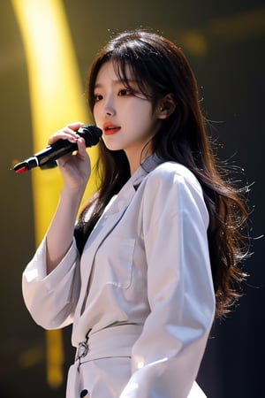 Korean pop star on stage 