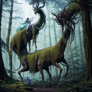 ((masterpiece),  (best quality),  (highly detailed)),  A beautiful girl and an eldritch monster stand together in a mystical forest. They are depicted harmoniously,  showcasing the intriguing connection between human grace and otherworldly fascination. The scene exudes a sense of mystery and enchantment,  with every detail meticulously rendered. The girl,  inspired by artist Hyun Lee,  possesses an ethereal beauty,  characterized by flowing hair and a serene expression. Her captivating eyes convey both curiosity and wisdom. Adorned with intricate jewelry and vibrant nature-inspired patterns,  she becomes a mesmerizing presence. The eldritch monster,  expertly crafted with fantastical elements,  seamlessly blends its tentacles with the forest flora,  creating a captivating amalgamation of alien and natural forms. Soft lighting envelops the scene,  adding an ethereal glow to the dreamlike atmosphere. Leveraging digital painting techniques,  the artist's illustrative style infuses the composition with a touch of fantasy,  resulting in a high-quality artwork that encapsulates the essence of the mystical forest and the unique bond between the girl and the eldritch monster,against glass,FFIXBG,standing sex,REVERSE UPRIGHT STRADDLE,sex from behind,ApuMeme,lying