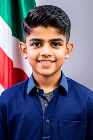 a young Pakistani boy who is very intelligent and has a solution to all problems. He has a confident and determined expression on his face, and his appearance resembles that of James Bond. He is standing in front of a complex problem, ready to solve it with ease.,Germany Male