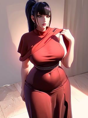 narberal gamma,white background,Ultra-detail,(highres:1.1),best quality,(masterpiece:1.3),cinematic lighting, sexy breasts, 3DMM, big breasts, full lenth body, long legs, black hair, long_ponytail, black eyes,
realistic, (masterpiece - 1.2),very sexy face and also a sexy  figure  pornstar  with big natural boobs and curvy ass ,8k,highly detailed,ultrarealistic,hyperrealistic,high quality render,high quality,highly detailed background,frilled dress, long skirt, 1 girl,solo, realhands
