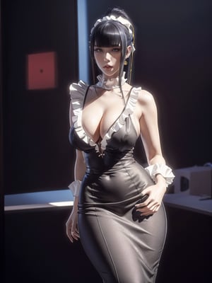 narberal gamma,white background,Ultra-detail,(highres:1.1),best quality,(masterpiece:1.3),cinematic lighting, sexy breasts, 3DMM, big breasts, full lenth body, long legs, black hair, long_ponytail, black eyes,
realistic, (masterpiece - 1.2),very sexy face and also a sexy  figure  pornstar  with big natural boobs and curvy ass ,8k,highly detailed,ultrarealistic,hyperrealistic,high quality render,high quality,highly detailed background,frilled dress, long skirt, 1 girl,solo, realhands,dream_girl