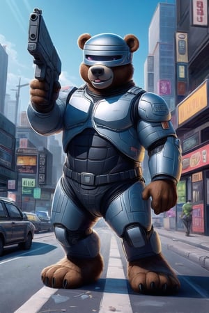 bear,gun,helmet,RobCp,city